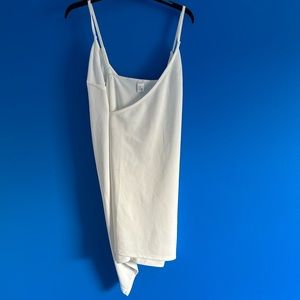 White Asymmetrical Dress